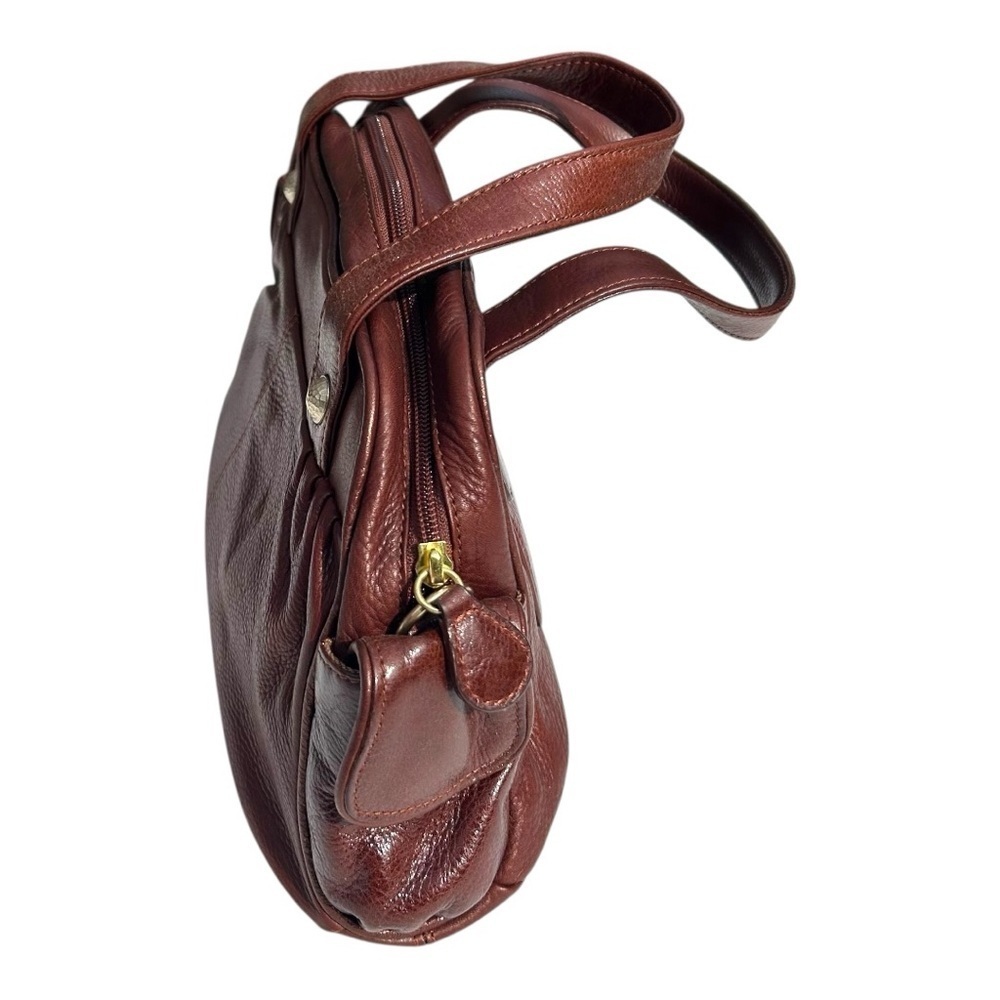 New Osgoode Marley Brandy Brown Cowhide Leather Shoulder Crossbody Bag — image 3 of 5